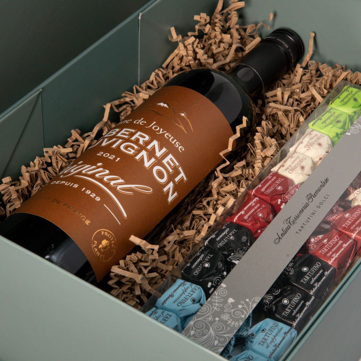 Weinbox Cabernet Sauvignon mit Tartufini Weinbox Cabernet Sauvignon mit Tartufini
