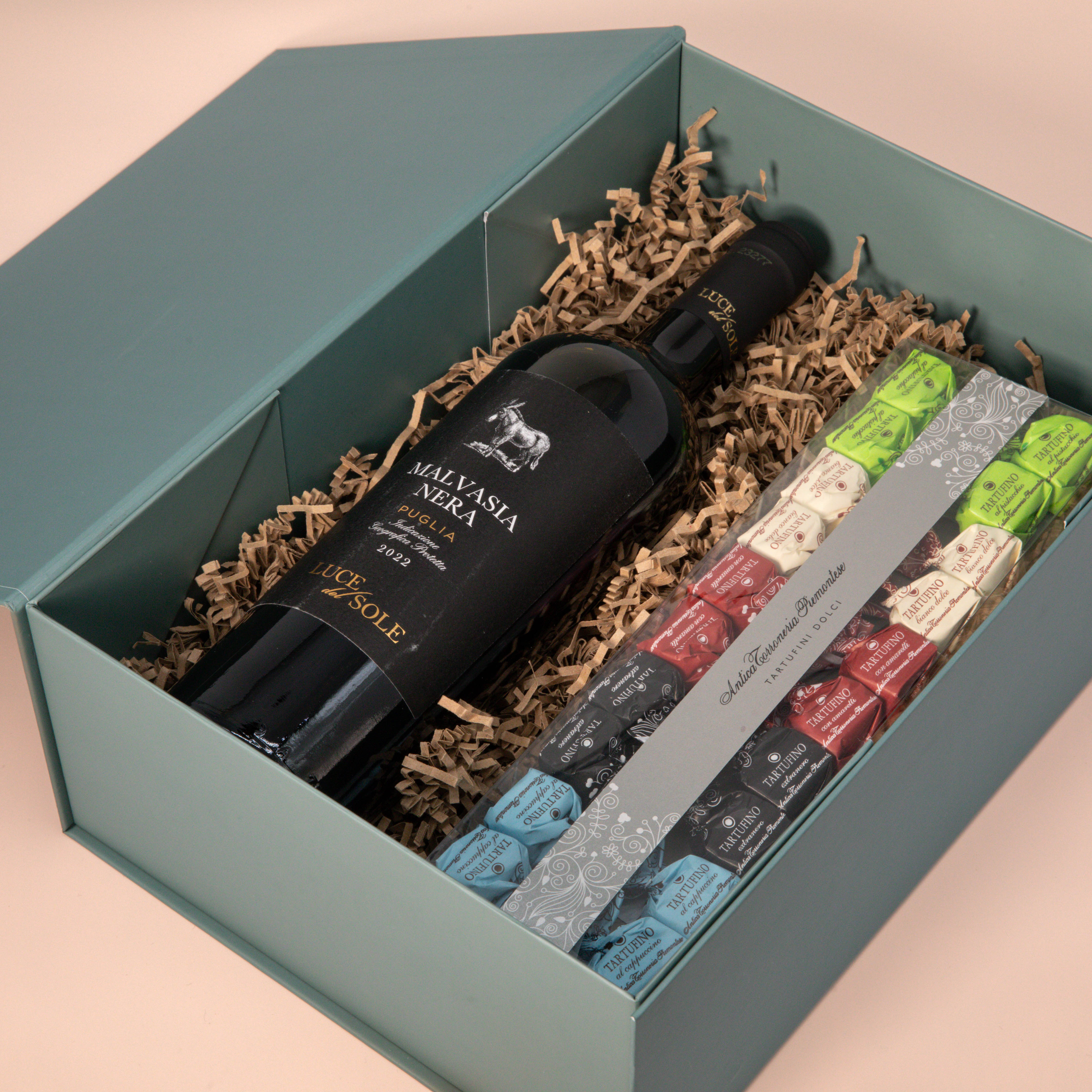 Weinbox Malvasia mit Tartufini Weinbox Malvasia mit Tartufini