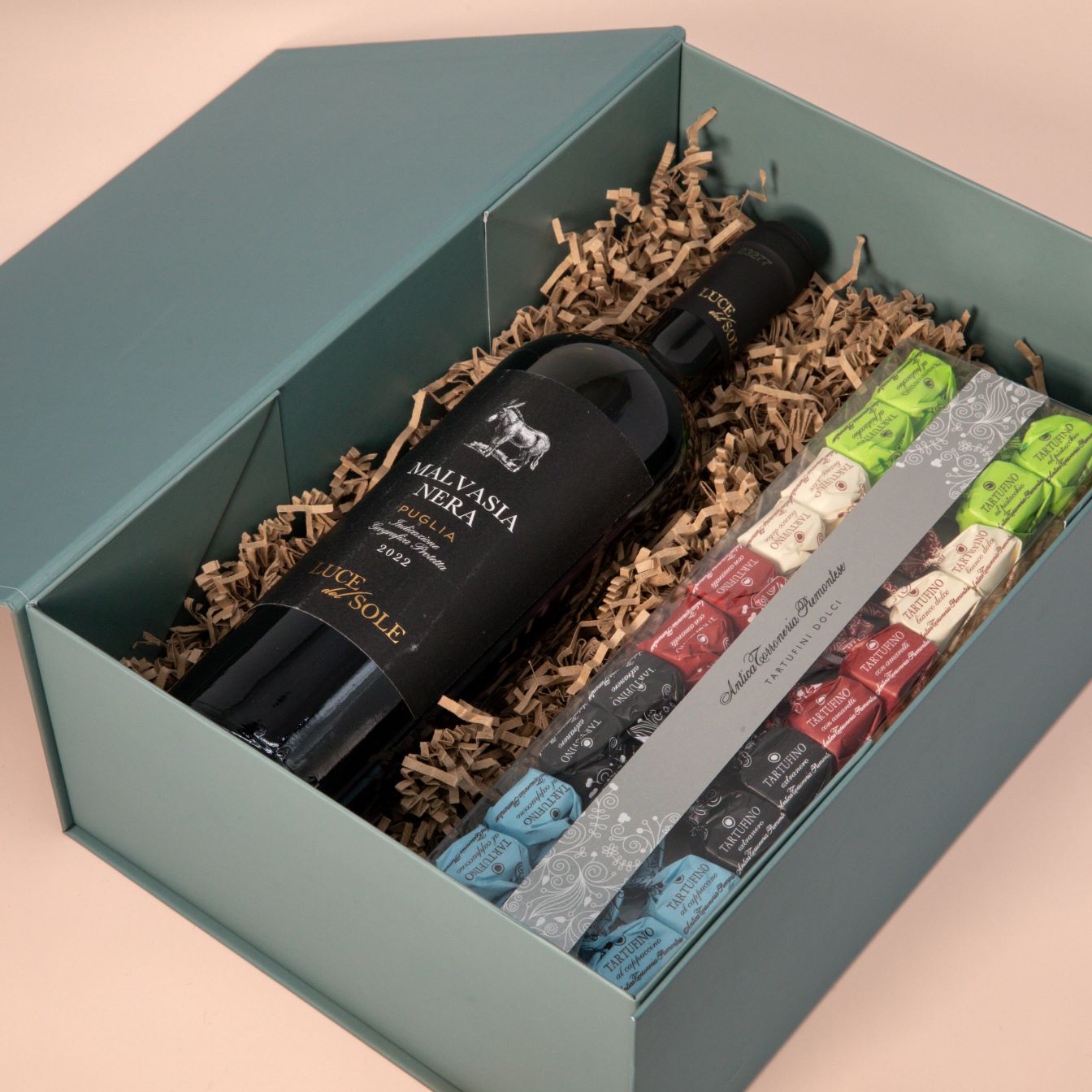 Weinbox Malvasia mit Tartufini Weinbox Malvasia mit Tartufini